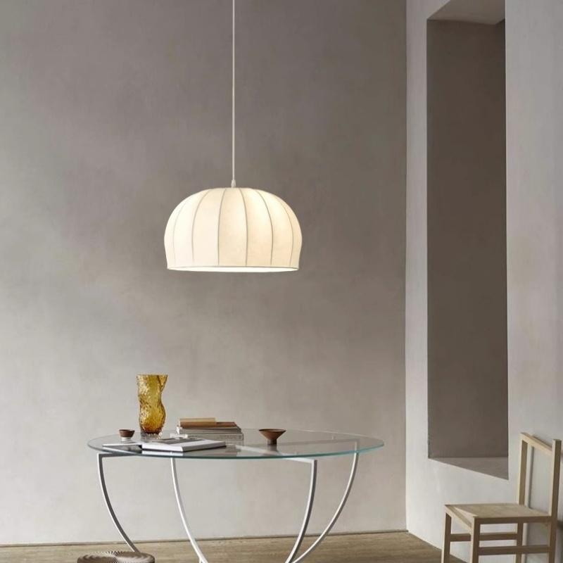 Silk Fabric Chandelier Eye Protection Retro New Chinese Style Manufacturer Chandelier Wabi-sabi Style Restaurant Silk Chandelier