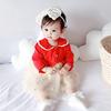Baby Clothes Bodysuit with Skirt One Piece Tulle Long Sleeve Girls Spring Autumn Clothes Baby Front Button Present Gift Kindergarten Clothes Birthday