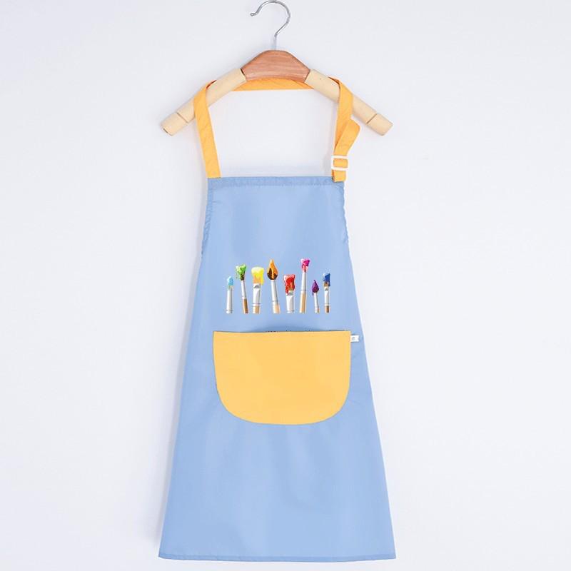 Waterproof Kids' Art Smock Apron for Boys - Kindergarten to Art Students