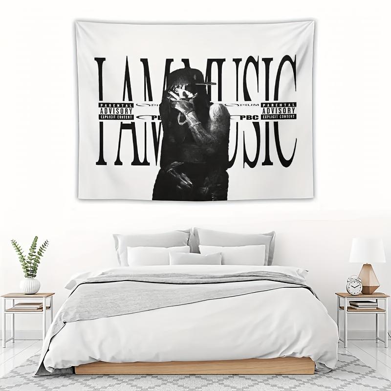 Playboi Carti I AM MUSIC Album Poster Tapestry Modern Music Theme Living Room Bedroom Party Decoration