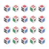 20 Pieces 6 Sided Poker Dice Acrylic Game Dice Set Great for Poker Games Party Supplies Birthday