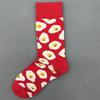 Женские носки унисекс из чесаного хлопка Happy Socks Вишня Клубника
