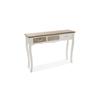 Meuble D'entrée - VERSA - Ailen - Console 3 Tiroirs - Bois MDF - Marron Et Blanc