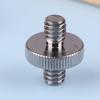 5 шт. 1/4" Мужской на 1/4" Мужской резьбовой металлический адаптер 1/4 дюйма Двойной Мужской винтовой адаптер для штатива Аксессуары для камеры