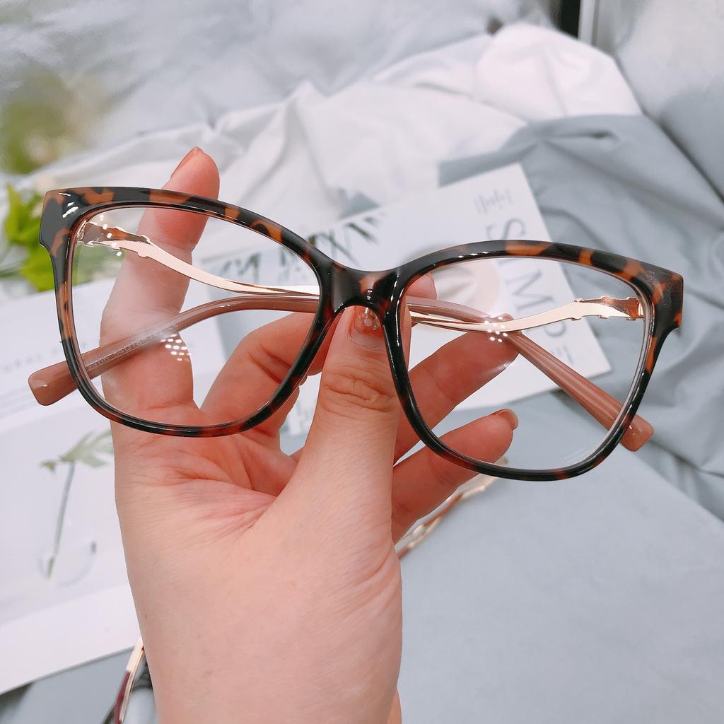 TR90 Frame Fashion Blue Light Blocking Glasses Retro Brand Designer Cat Eye Optical Eyeglasses Women Computer Eyeglasses Girls