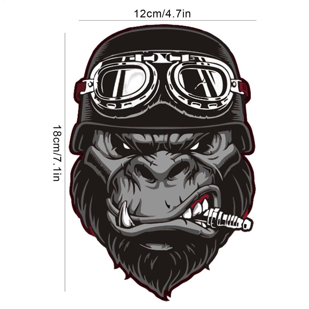 Car Stickers Orangutan Monkey Wall Car Sticker Orangutan Head Sticker Monkey Wall Car Sticker Refrigerator Bumper Decals