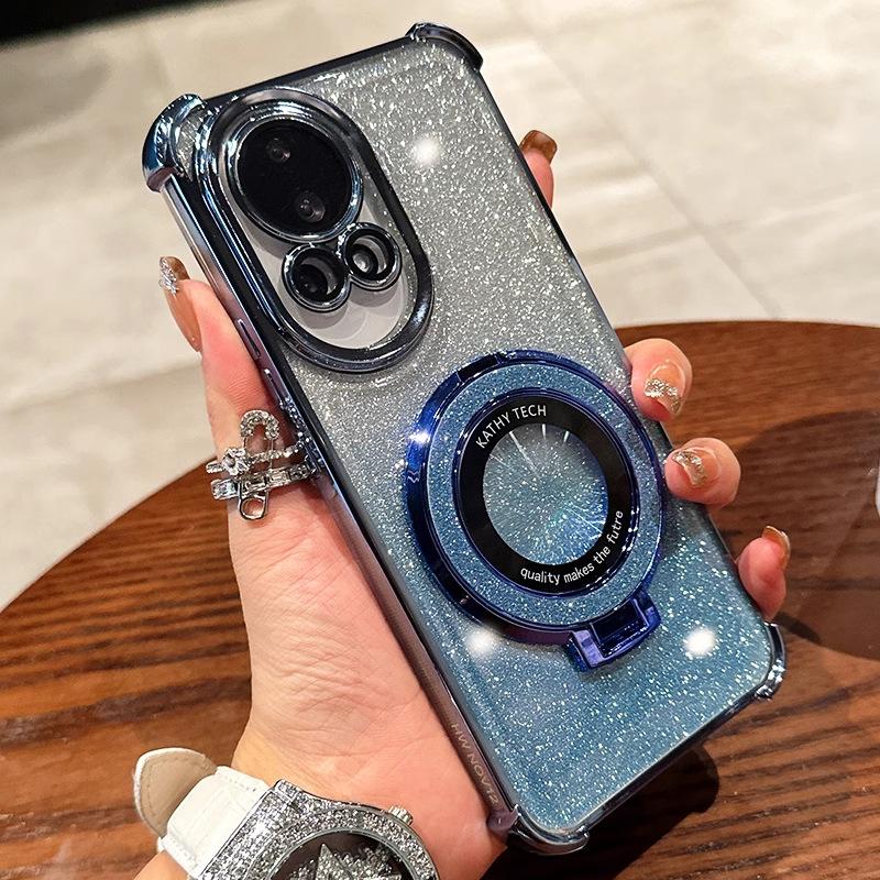 Чехол для мобильного телефона Nova11Pro с защитной пленкой для камеры Nova11 блестящий Nova11 магнитный держатель защитный чехол