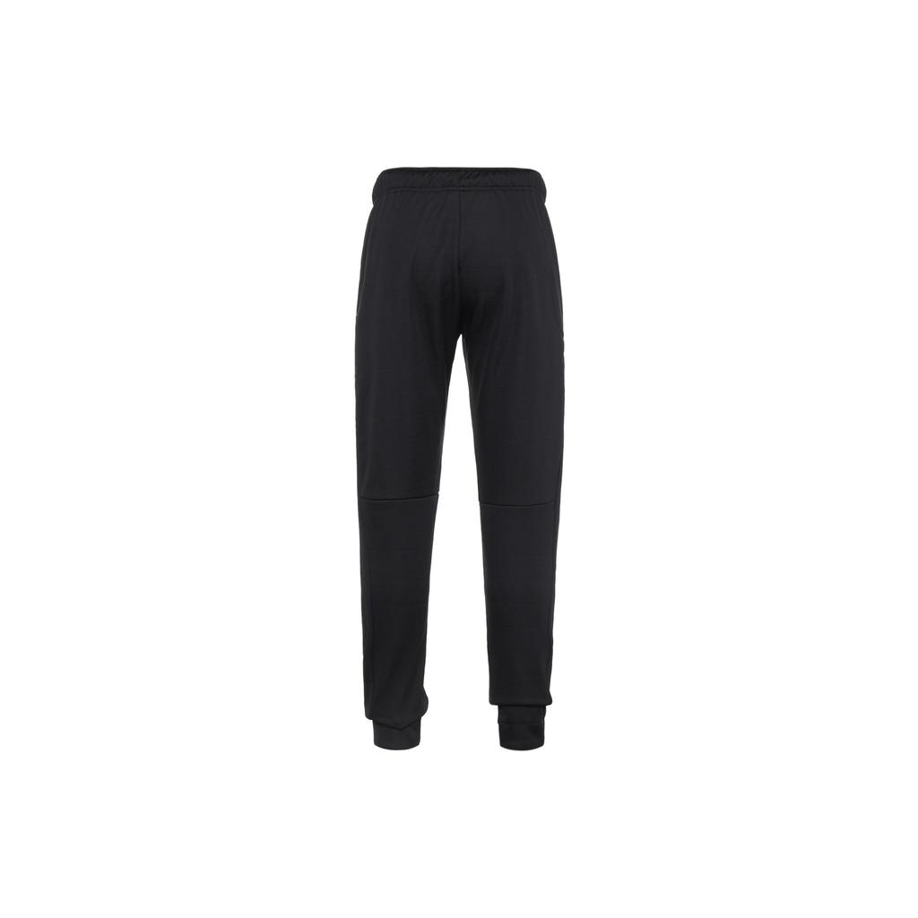 Nike THERMA Тренировочные длинные вязаные спортивные штаны с флисовой подкладкой Мужские Черные 932272-010