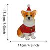 Dog Christmas Statues For Decoration Resin Sculptures Christmas Ornaments Living Room Table Desk Decorative Home Decor Drop Ship