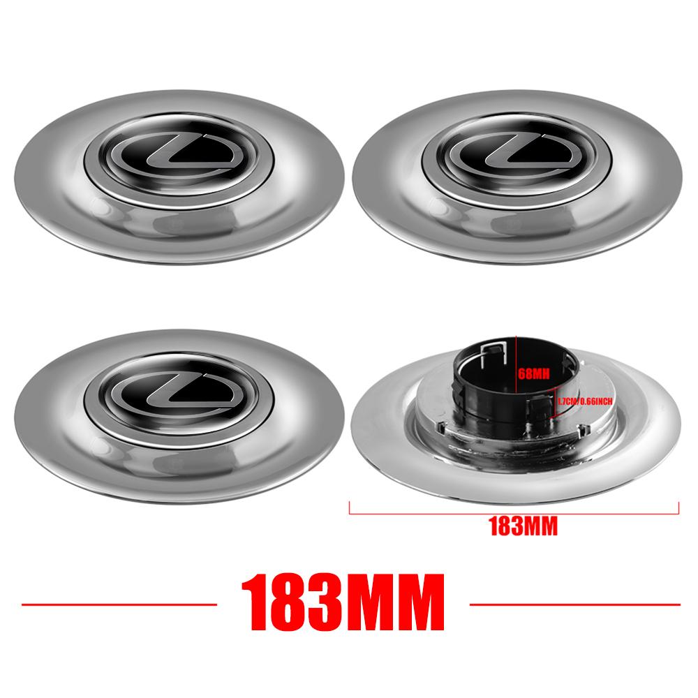 crajwx1 4PC For Lexus FSPORT IS200 ES300h ct200h RX350 IS300h IS250 Car Styling Wheel Tire Hub Cap Cover Badge Auto Exterior Accessories