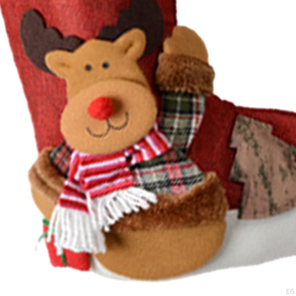 Christmas Stockings 3D Socks, Gift Bags, Hanging Stockings, Party Favors, Large