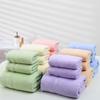 3pcs Towel Set Twist Jacquard Bath Towels Candy Color 100% Cotton Face Shower Towels Soft Thick for Home Bathroom Spa Adults