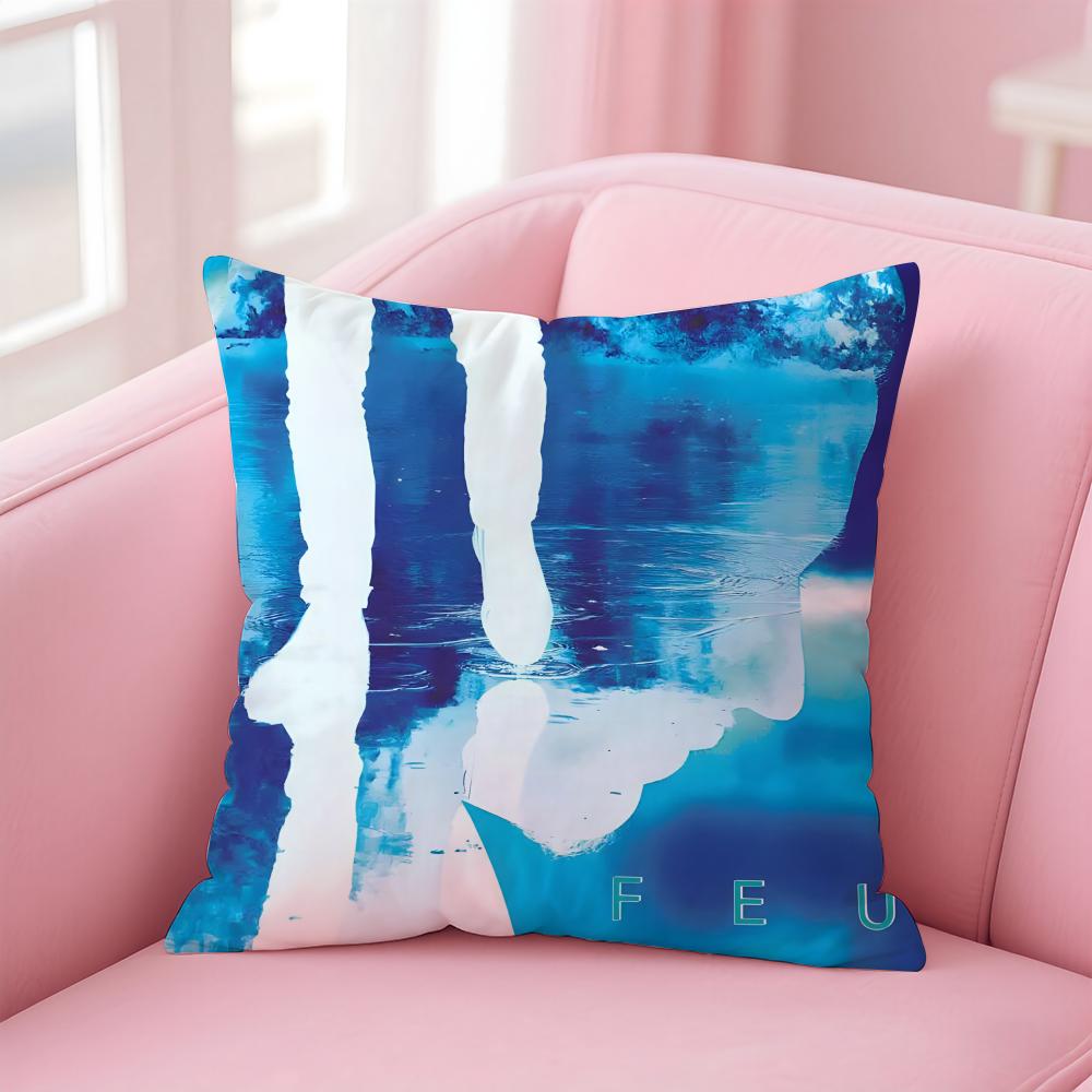 Conscious French Rapper Singer NNekfeu Cushion Cover Pillow Case Soft Skin Friendly Fabric Concealed Zipper