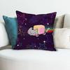 Cute NNyan Cat Anime Celebrity Merchandise AllMatch Printed Pillow Case Sofa Car Office Room Decoration Protector