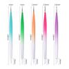 5Pcs 2-Ways Nail Art Pens Dotting Pens Silicone Scultpure Pens Stickes Press Pen Manicure Tool