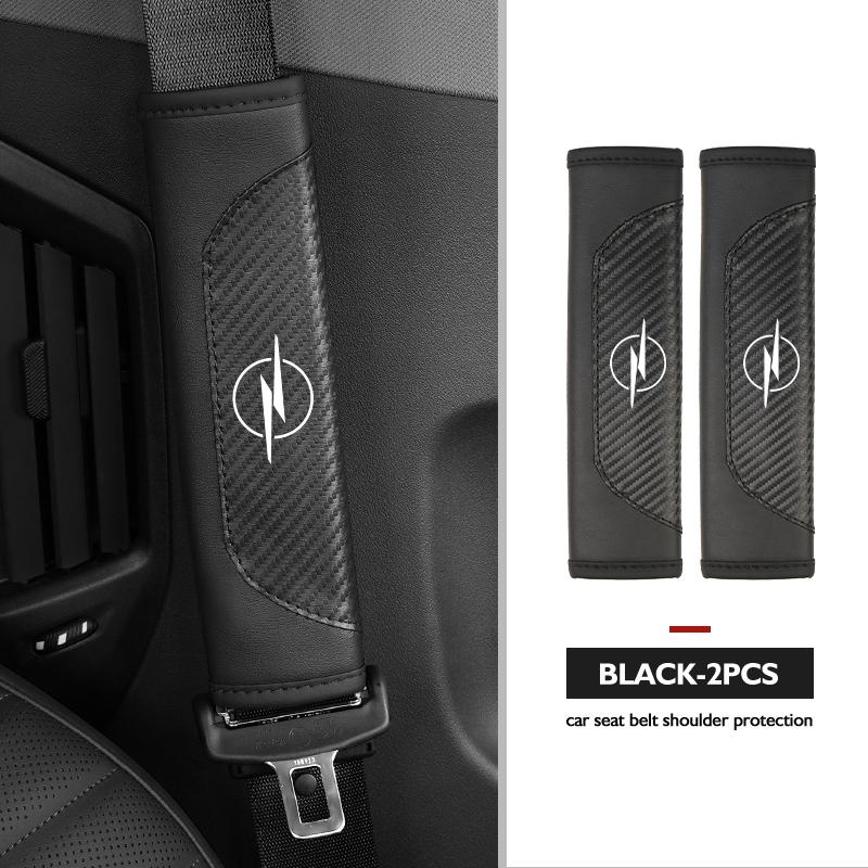 AAAYS1 For Opel Car Seat Belt Cover Shoulder Pad Anti-slip Auto Protection Pad Accessories Insignia Corsa Grandland Antara Zafira Mokka