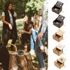 Wooden Suitable Gifts You are My Sunshine Music Box Hand-Cranked Black Engraved Musical Boxes