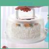 Carrier Plastic Cake Box Cake With Secure Locking Buckles Food Packaging Box For Pies Cookies Cupcake