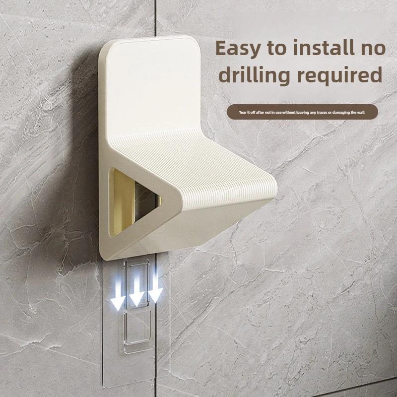 Бесперфорационная ванная комната, Легко размещаемая подставка для ног, Инструменты для мытья тела и Аксессуары для ванны для массажа ног