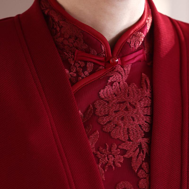 Past Elegant Mother's New Chinese Style Jacket & Dress Set