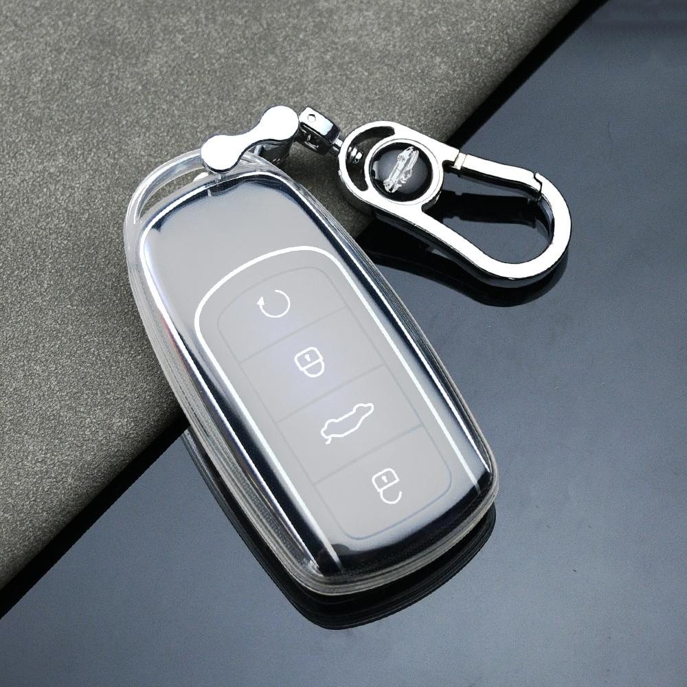 Прозрачный чехол-брелок для ключа автомобиля для Chery Tiggo 8 Pro Tiggo 8Plus New 5 Plus 7Pro Chery Tiggo 7 Pro Max Omoda C5 Защитный брелок