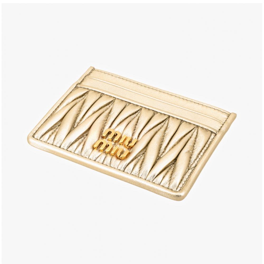 Miu Miu 5mc076 Afpp F0846 Materasse Nappa Card Holder
