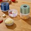 Electric Garlic Puree Machine Compact Portable USB Charging Paste Food Dispenser for Home Crushing Garlic Ginger Vegetables