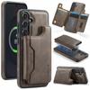 MAGKING K3 Series For Samsung Galaxy S25 FE Case Compatible with MagSafe Wallet PC+TPU+PU Phone Cover