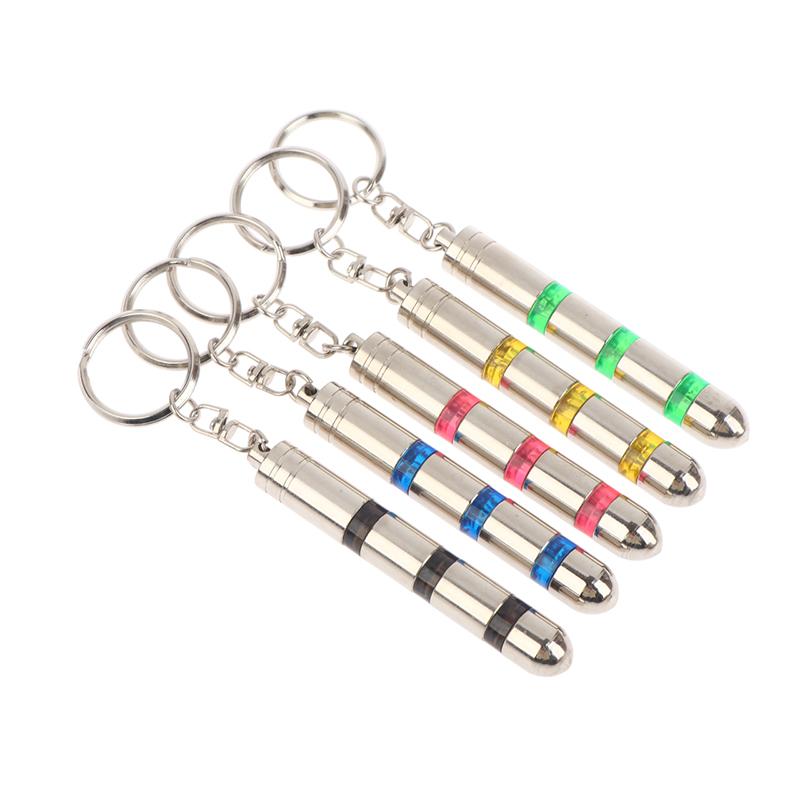 Portable Car Anti-Static Keychain Static Rod Electrostatic Discharger Antistatic Rod Keyring Car Supplies Car Accessories