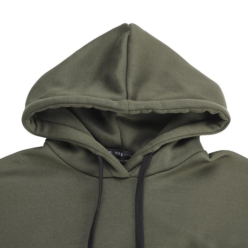 Женская длинная толстовка с капюшоном