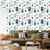 Teddy bears among flowers wallpaper for living room and bedroom 50x1000