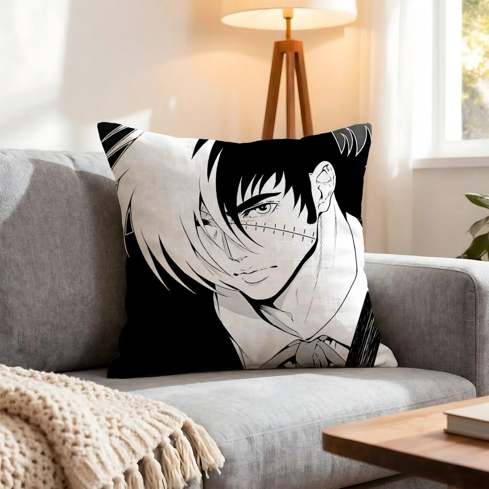 Anime Young Black Jack Cushion Cover Pcs Decorative Covers Soft Cushion Case for Sofa Couch Decor x x Pillowcases