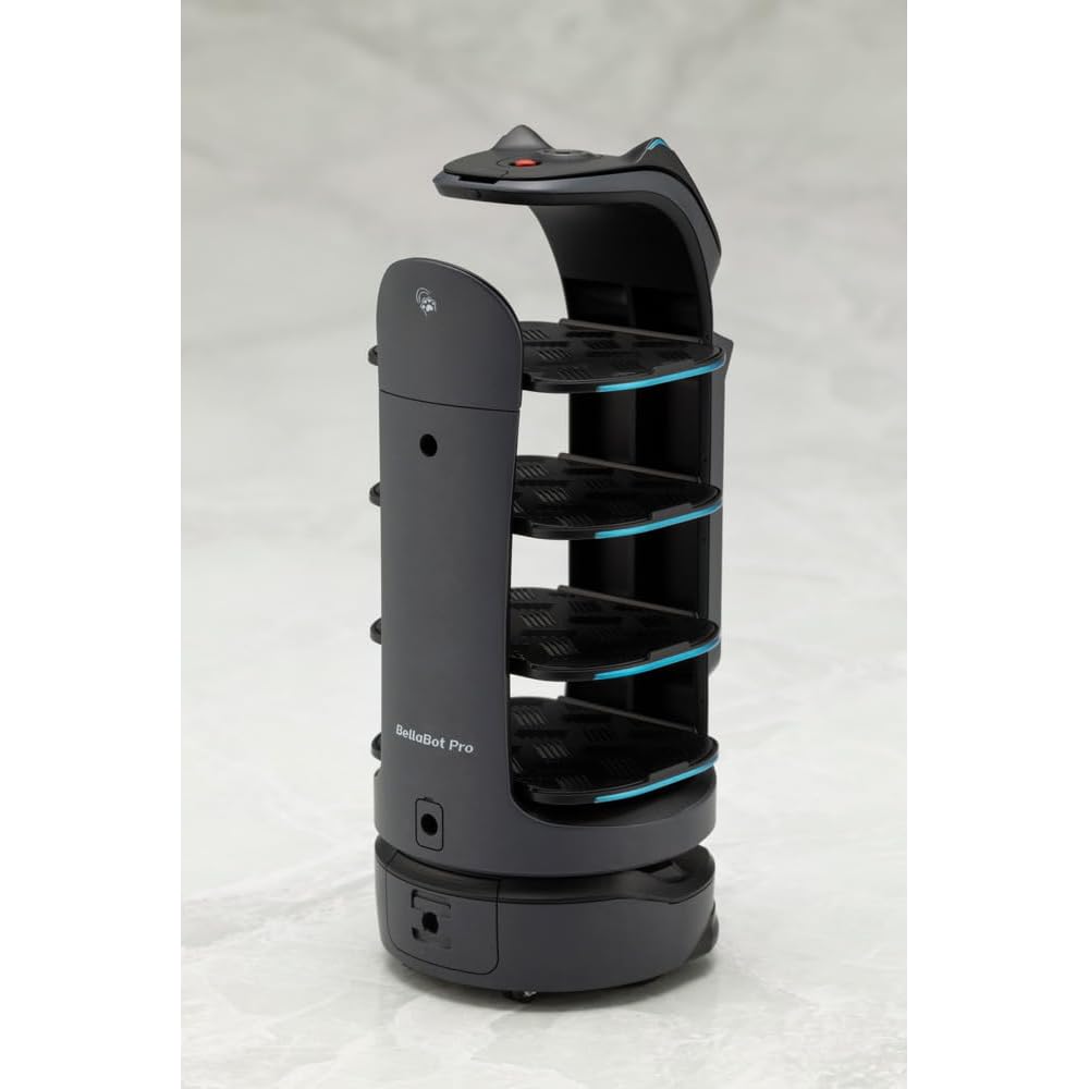 Kotobukiya PUDU Bellabot Pro Black Version Non-Scale Plastic Model Approximately 107mm Tall