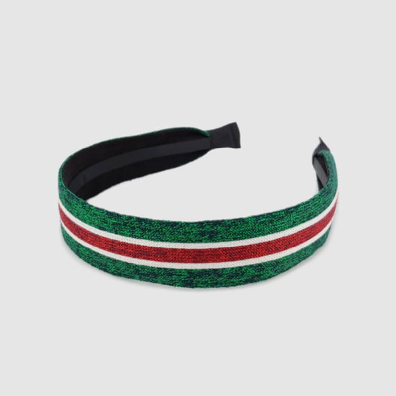 LALA Жемчужная вязаная повязка на голову Зеленый П