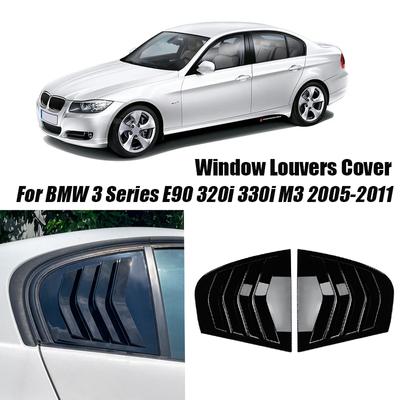 Для BMW аксессуары 3 серии E90 320i 330i M3 2005-2011 автомобиль задняя боковая решетка окна воздуховоды лобовое стекло декоративная крышка