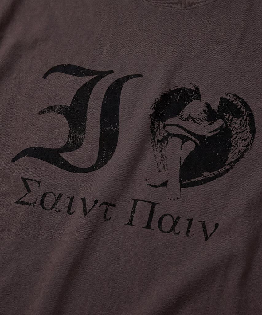 SAINTPAIN Sp I Love Saint Short Sleeve T-Shirt Brown
