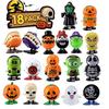 Halloween Windup Toys 18 Pack All Hallows' Day Goody Bag Filler for Kids All Saints' Day Assorted Cartoon Jumping and Walking