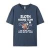 Sloth Hiking Team We Will Get There Tshirts Cotton Fashion Tshirt Kawaii T Shirt Printed Tee Tops Clothing