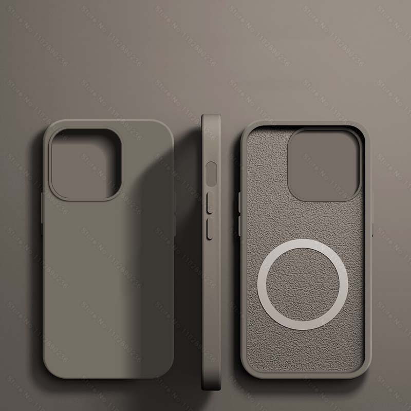 For Magsafe Liquid Silicone Magnetic Case For For Iphone 16 15 14 13 12 11 Pro Max 16 14 15 Plus Wireless Charging Back Cover