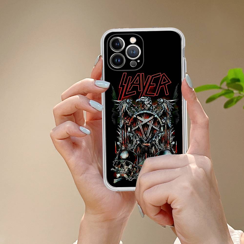 S-Slayers Band Phone Case For IPhone 17 16 15 Plus 14 13 Mini 12 11 Pro Max Soft Shell Cover
