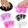 Удобная миска для маникюра Замачивание кончиков пальцев Средство для снятия лака Инструмент для обработки DIY Новый Горячая Распродажа Цвет Случайный