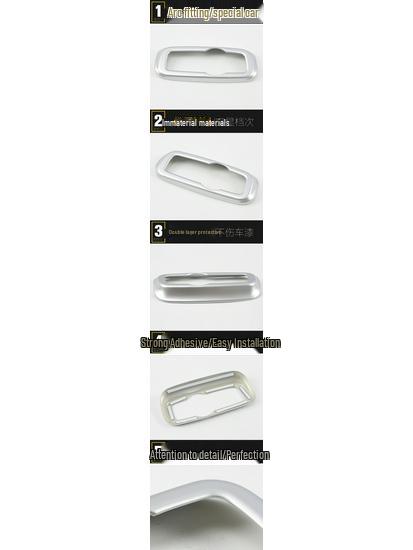 17 GM8 Electroplated Center Console Headlight Control Sticker Frame