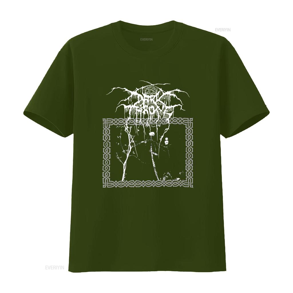 1993 DARKTHRONE TAAKEFERD 90-е Винтажная футболка Death Metal Редкий Размер XL винтаж Стирка Уличная одежда Графический Унисекс Дышащий