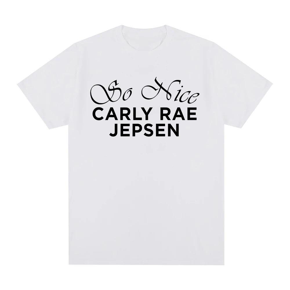 Футболка Carly Rae Jepsen Модная Графическая Печать Круглый Вырез Смешная Футболка Женская Одежда Унисекс Повседневные Футболки Хлопок Летние Футболки Аниме Футболка