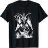 Baphomet T-Shirt. Sigil of Baphomet Goat Head Satan Tee T-Shirt