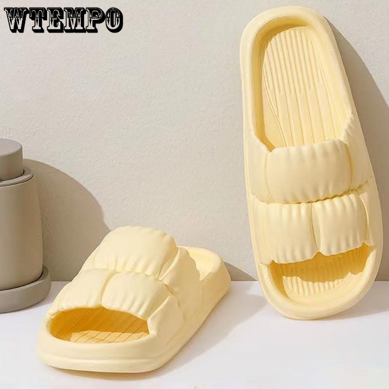 Женские суперлегкие тапочки-облака, сандалии, летние пляжные женские шлепанцы на мягкой подошве, мужские и женские домашние нескользящие шлепанцы из ЭВА для ванной комнаты