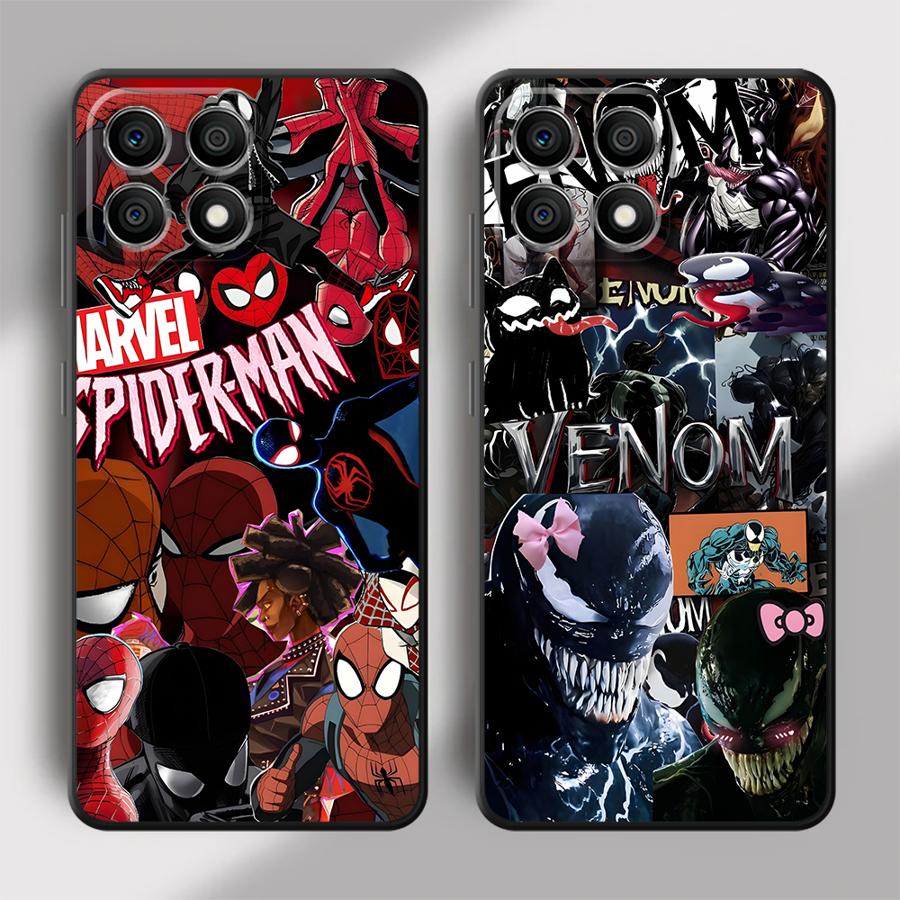 Чехол для Honor X6 X5b Magic5Lite X8 90 X7 X9a 8X 200 400 Lite 70 Funda Чехол для телефона Marvel Ретро Человек-паук