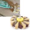Sisal ing Wheel Manual Electric Drill Sisal Emery Cloth Polishing Wheel 6mm Shaft Mounted