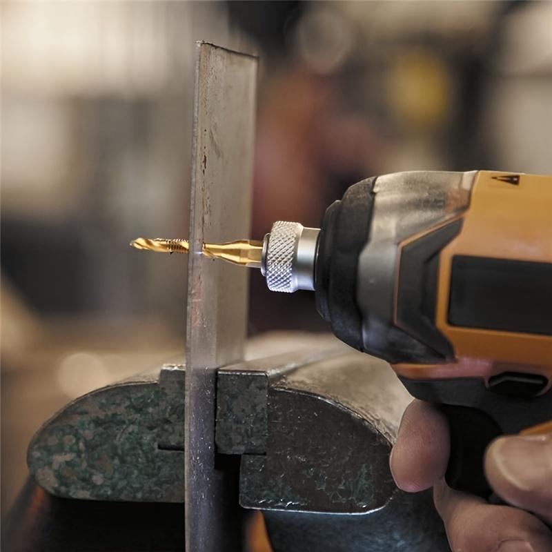 6 шт./комплект композитный метчик с инструментом для спирального метчика оптовая продажа нарезание резьбы фаски интегрированный набор сверл с шестигранной ручкой