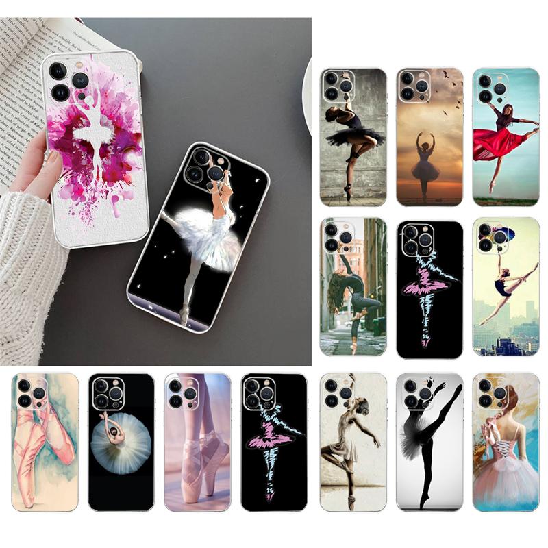 Чехол для телефона для iphone 17ProMax Air 16 15 14 13 Pro Max 15 16 Pro 15Plus Балерина танец балет девушка